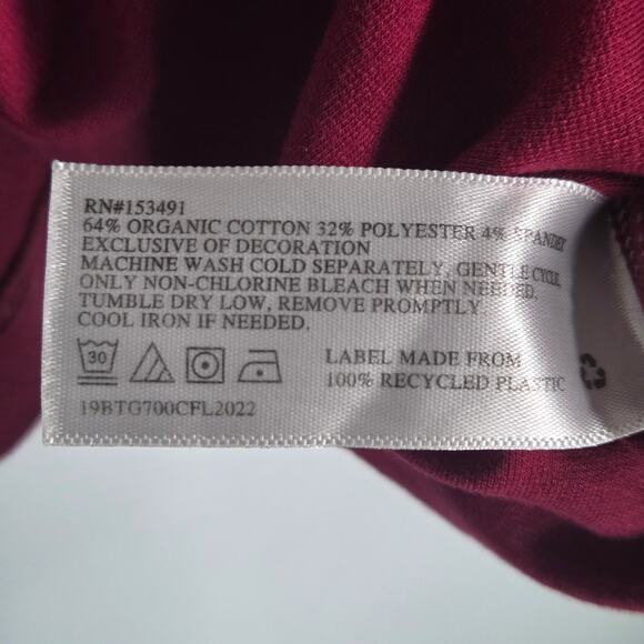 Hope & Henry Quilted Ponte Burgandy Riding Dress. Size 7. - Picture 8 of 8